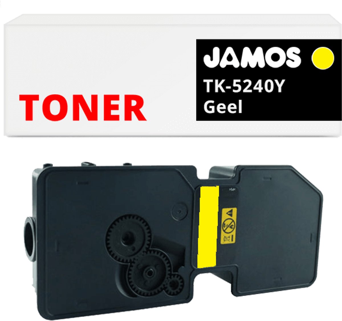 JAMOS – Inktcartridge / Alternatief voor de Kyocera TK-5240 Geel