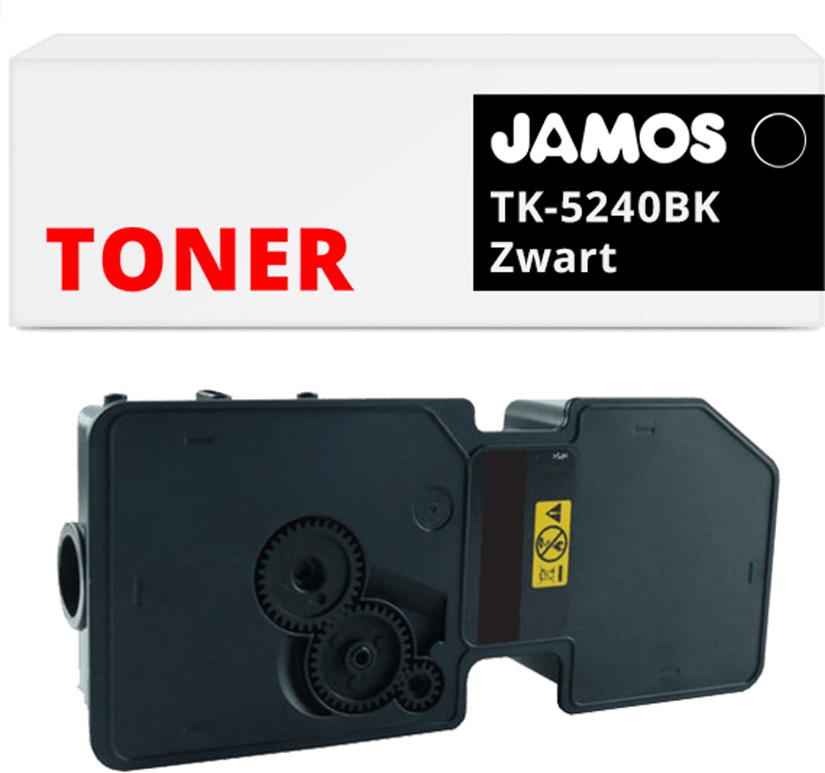 JAMOS – Inktcartridge / Alternatief voor de Kyocera TK-5240 Zwart