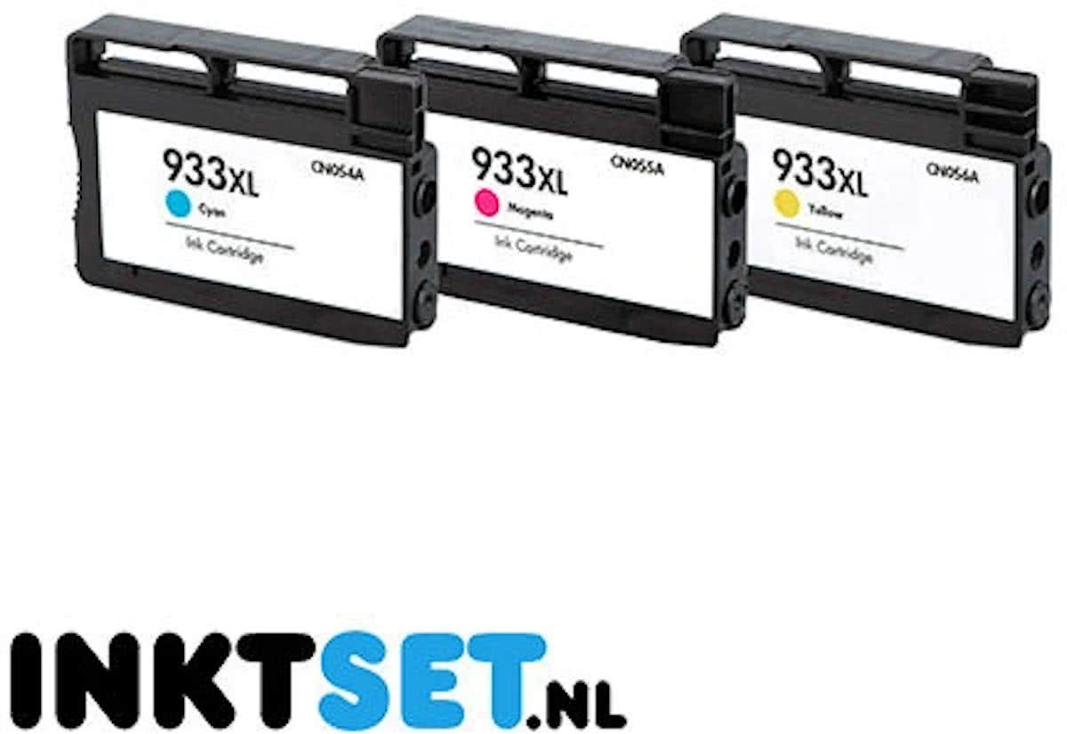 Jamos - Inktcartridge / Alternatief voor de 933 Kleuren CMY Set