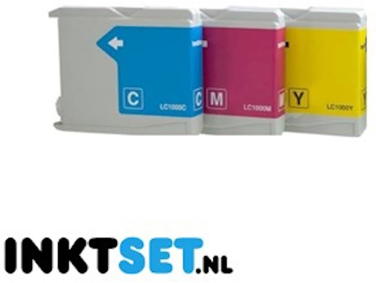 Jamos - Inktcartridges / Alternatief voor de Brother LC-1000 Kleuren CMY Set