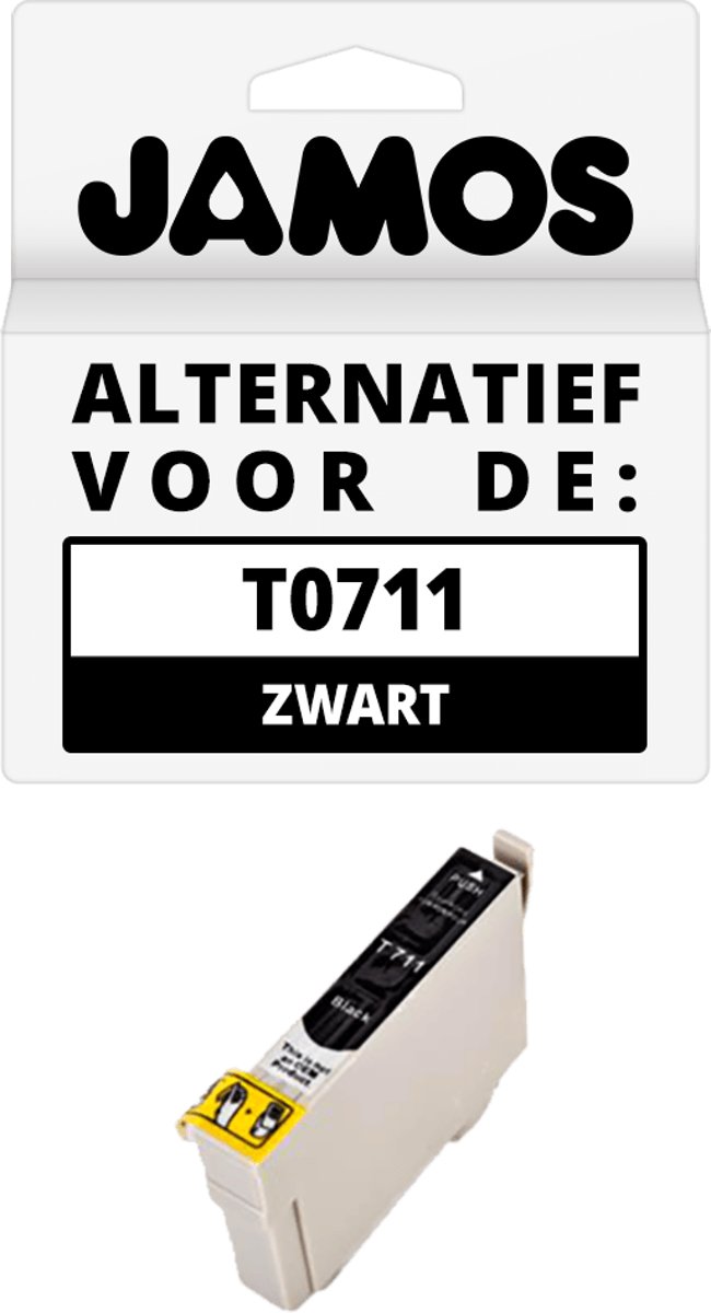 Jamos - Inktcartridges / Alternatief voor de Epson T0711 Zwart