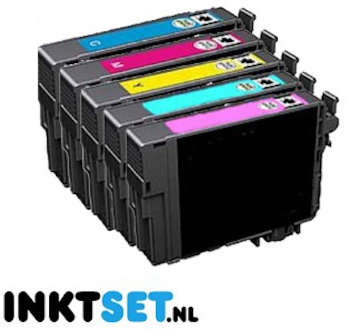 Jamos - Inktcartridges / Alternatief voor de Epson T0802/3/4/5/6 Kleuren CMYLCLM Set