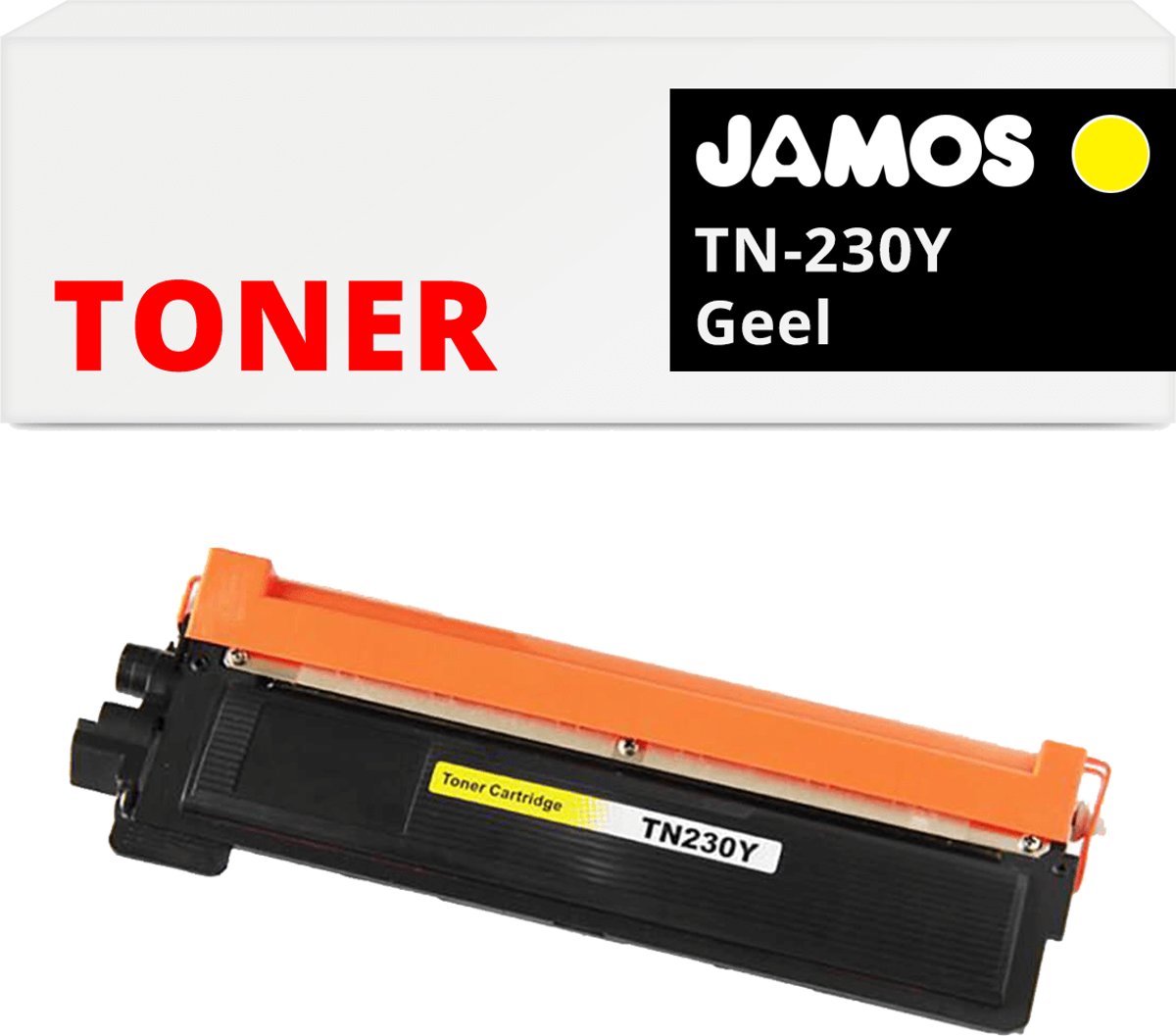 Jamos - Tonercartridge / Alternatief voor de Brother TN-230 Toner Geel