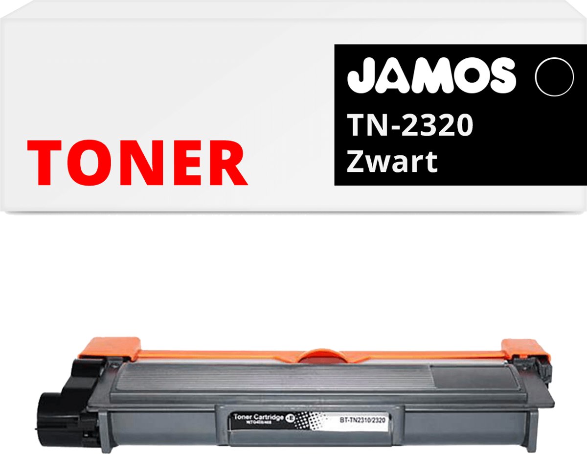 Jamos - Tonercartridge / Alternatief voor de Brother TN-2320 Zwart