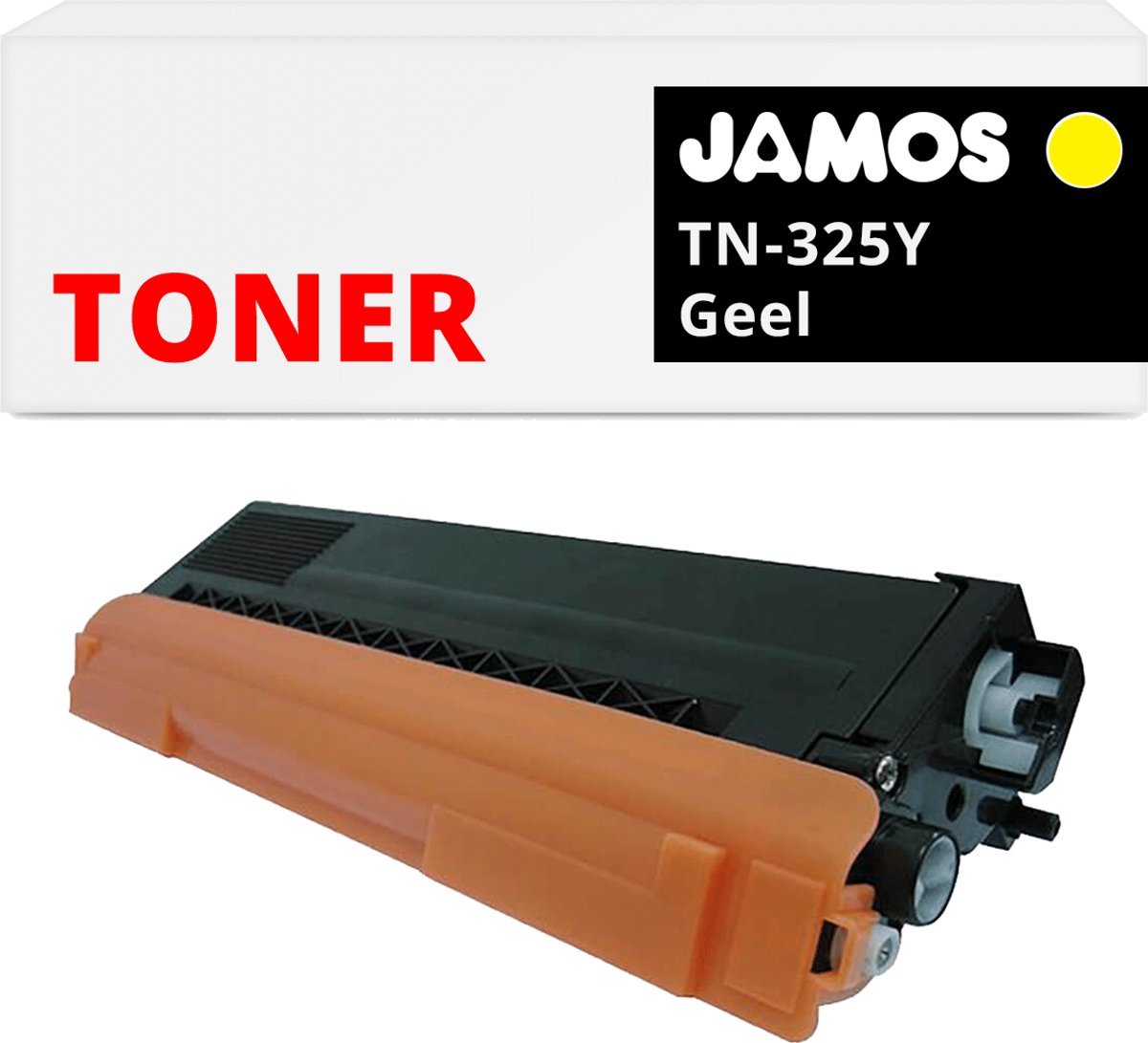 Jamos - Tonercartridge / Alternatief voor de Brother TN-325 Toner Geel