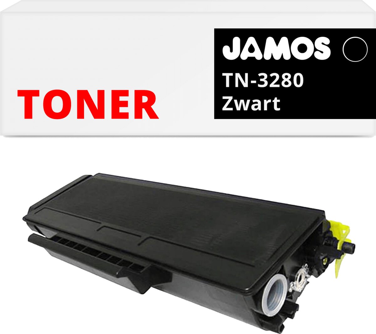 Jamos - Tonercartridge / Alternatief voor de Brother TN-3280 Toner Zwart