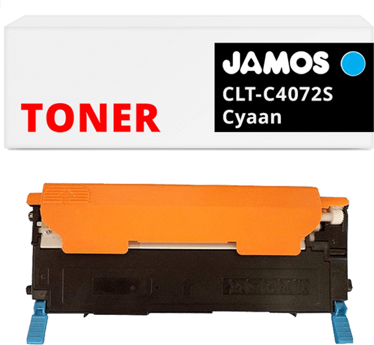 Jamos - Tonercartridge / Alternatief voor de  CLT-C4072S Toner Cyaan