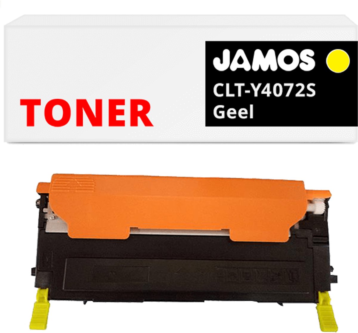 Jamos - Tonercartridge / Alternatief voor de CLT-Y4072S Toner Geel