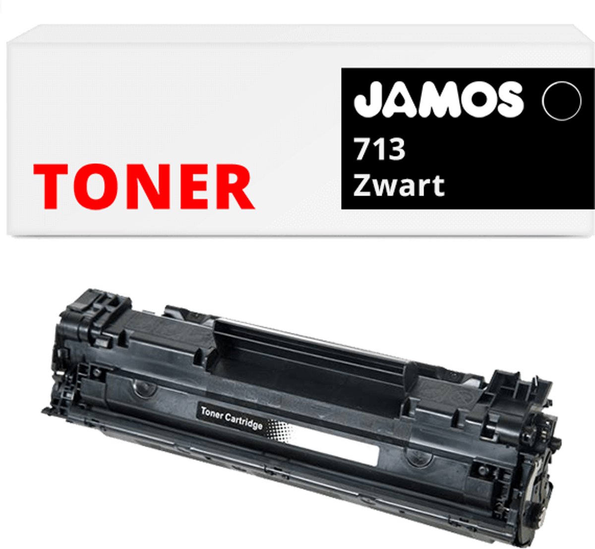 Jamos - Tonercartridge / Alternatief voor de Canon 713 Toner Zwart