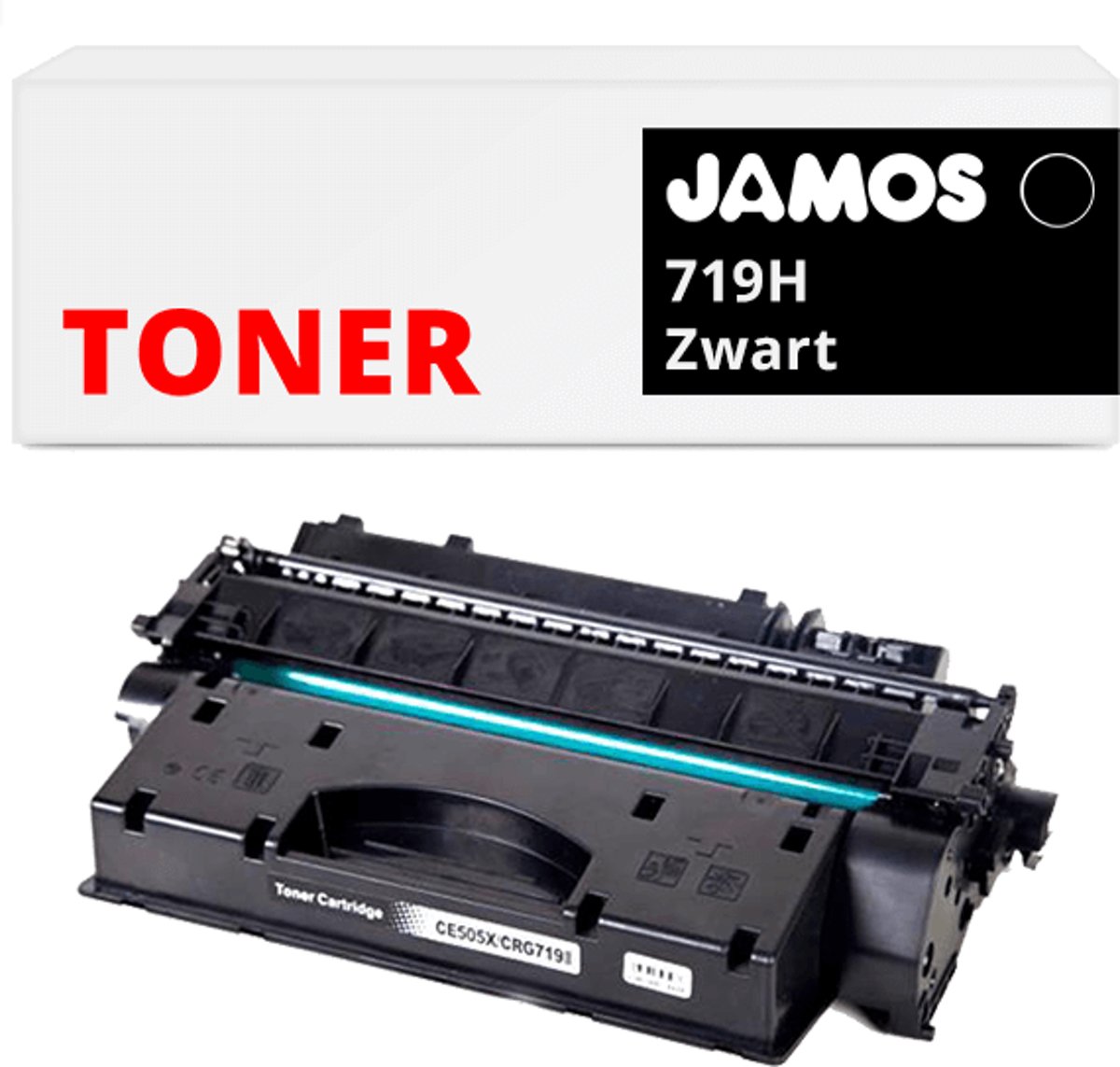 Jamos - Tonercartridge / Alternatief voor de Canon 719H Toner Zwart