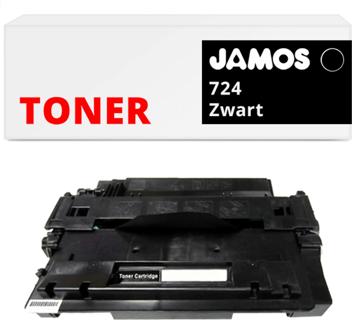 Jamos - Tonercartridge / Alternatief voor de Canon 724 Toner Zwart