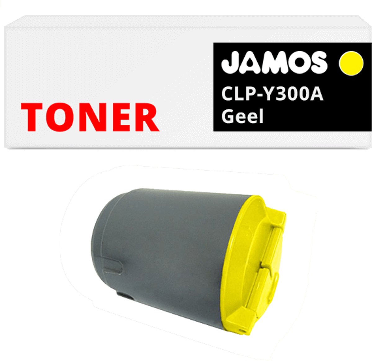 Jamos - Tonercartridge / Alternatief voor de Samsung CLP-Y300A Toner Geel