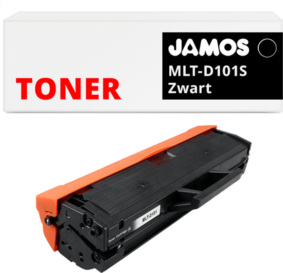 Jamos - Tonercartridge / Alternatief voor de Samsung  MLT-D101S Toner Zwart