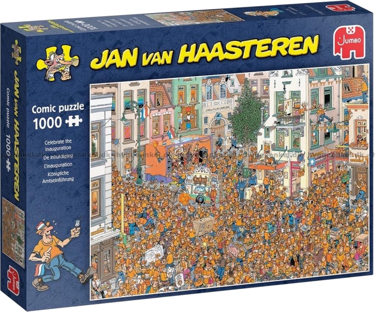 Jan van Haasteren - Celebrate The Inauguration - 1000 stukjes