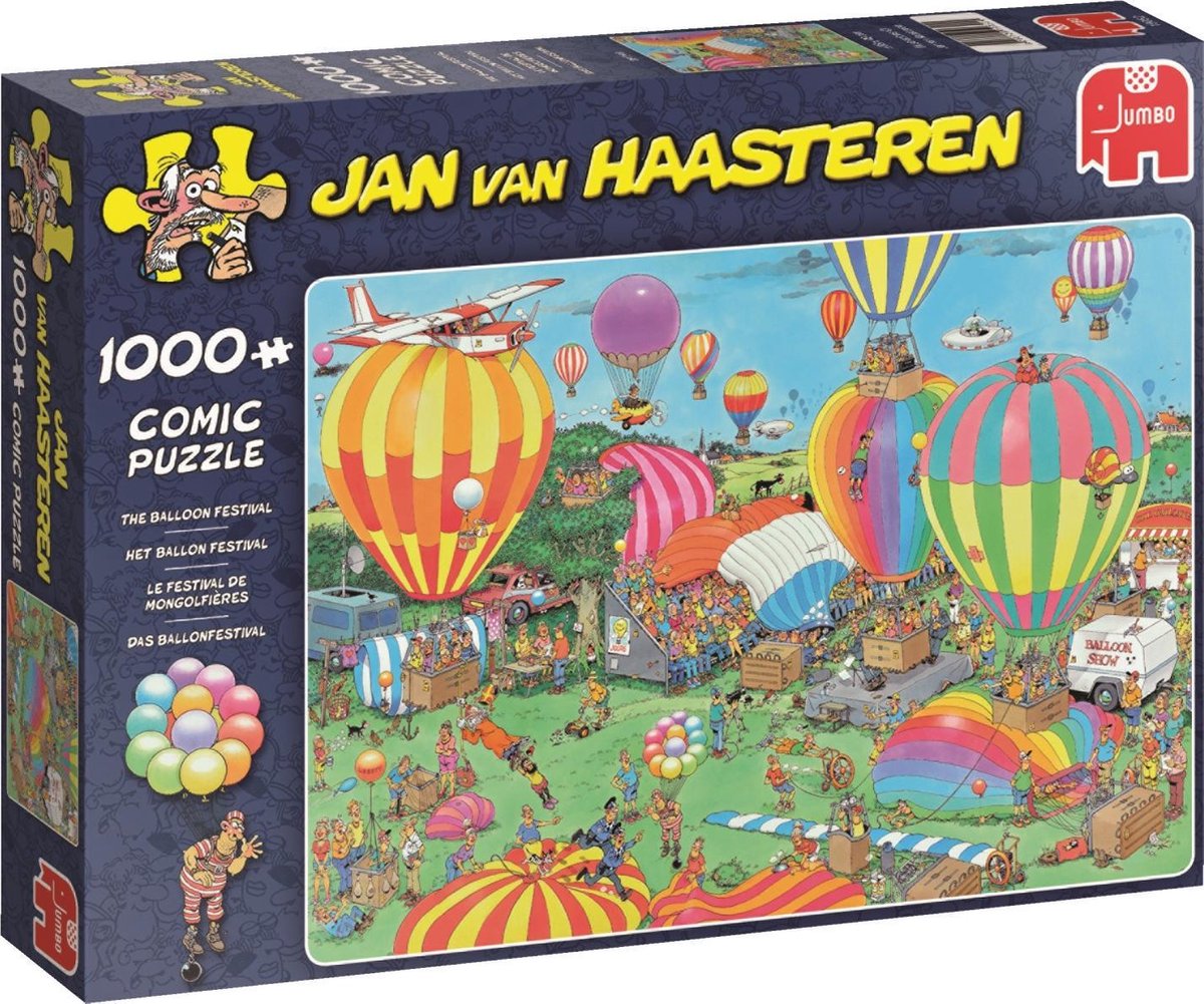 Jan van Haasteren - Het Ballon Festival - 1000 stukjes - Puzzel