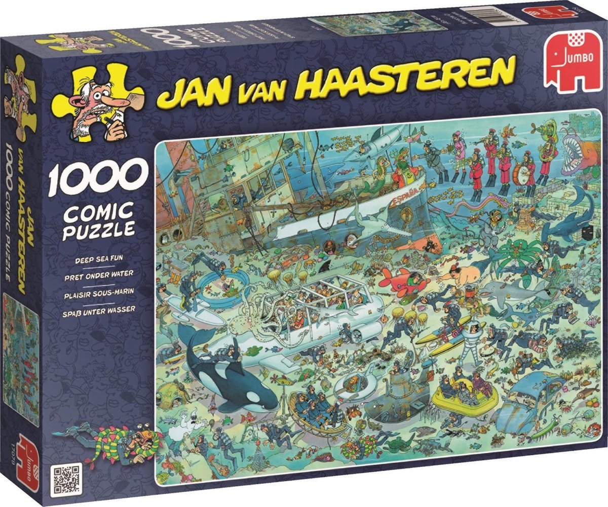 Jan van Haasteren - Onderwater Wereld - 1000 stukjes puzzel