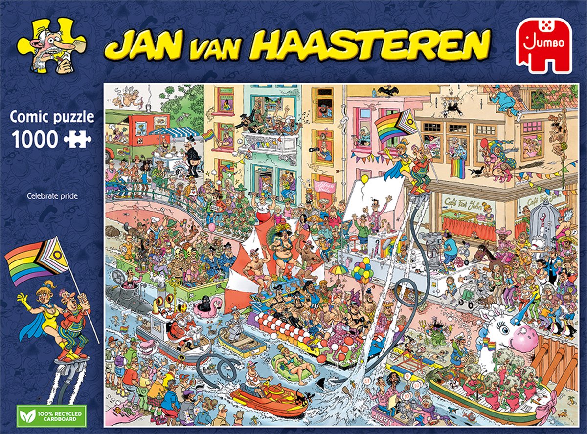 Jan van Haasteren Celebrate Pride! - 1000 stukjes