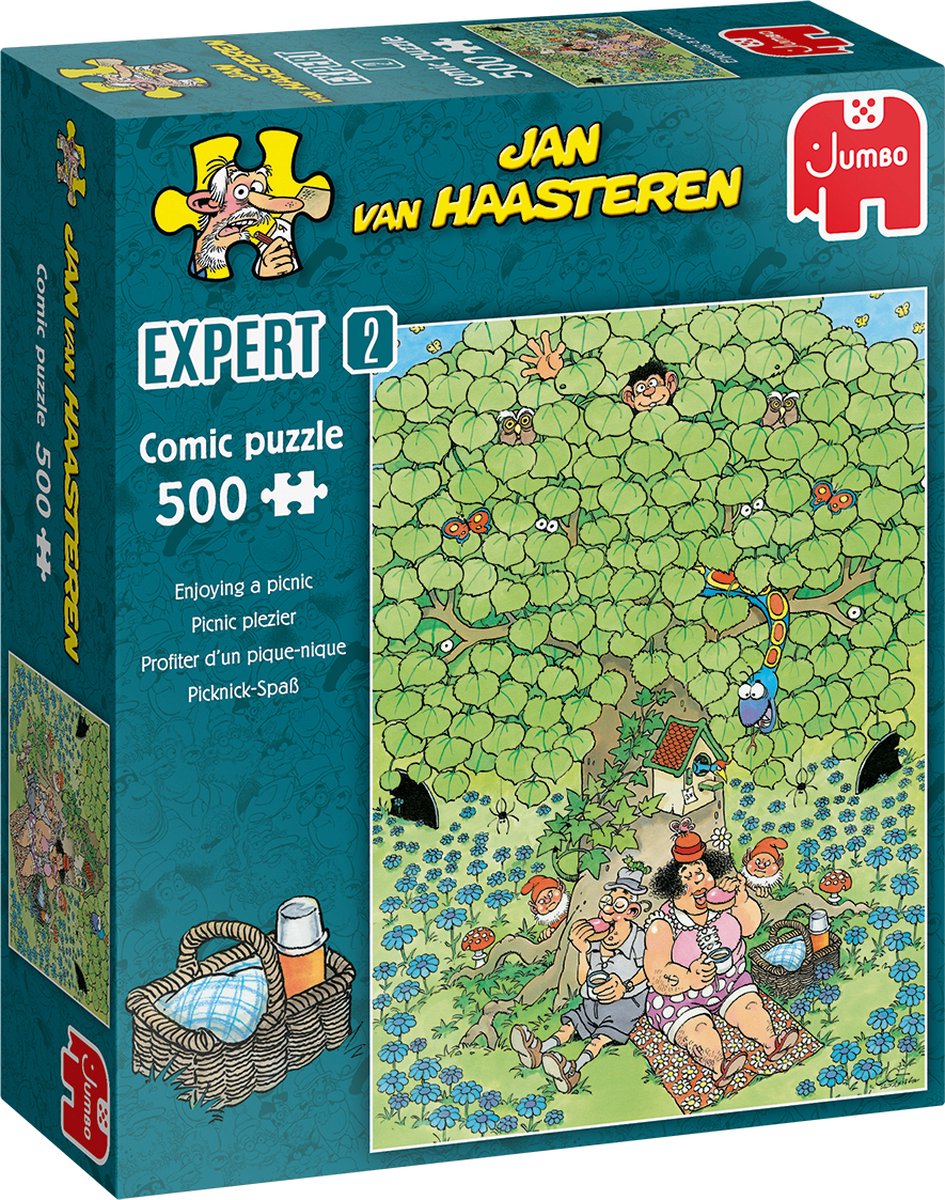 Jan van Haasteren Expert 1: Overal Haaien puzzel - 500 stukjes