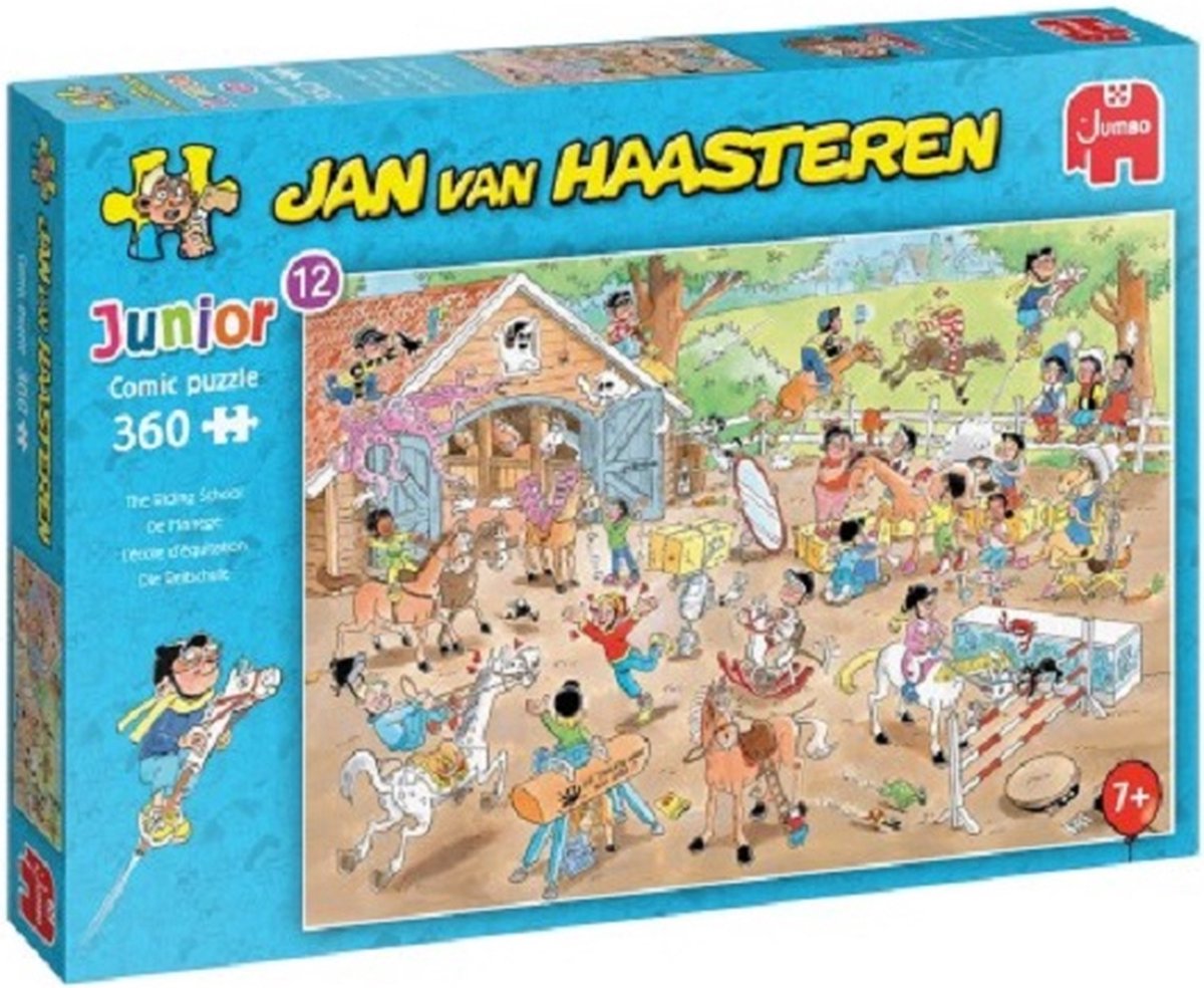 Jan van Haasteren Junior De Manege 360 stukjes - Puzzel