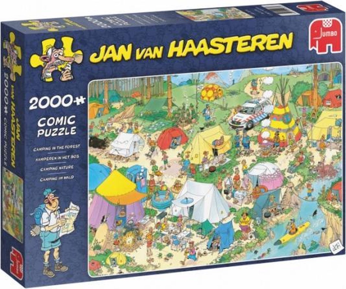 legpuzzel Jan van Haasteren Kamperen in het Bos 2000 st.