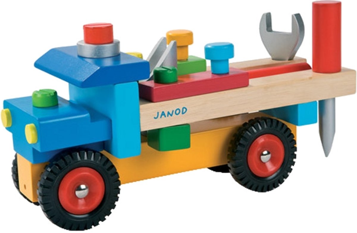 Janod Trekfiguur Vrachtwagen met Accessoires