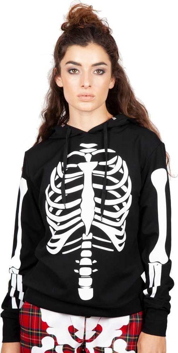 Jawbreaker Hoodie/trui -L- See my bones Zwart/Wit