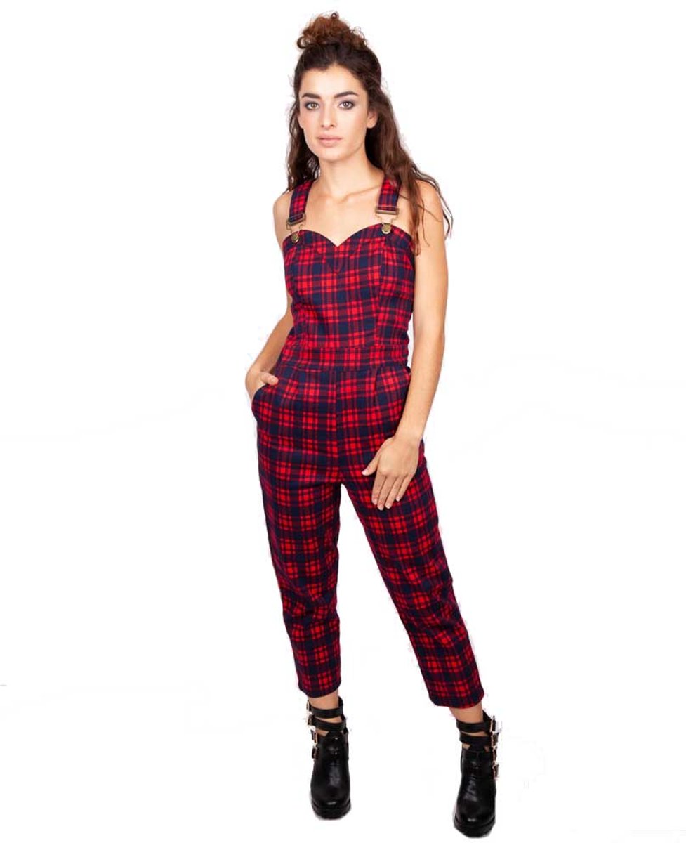 Jawbreaker Jumpsuit -S- Just checking Rood