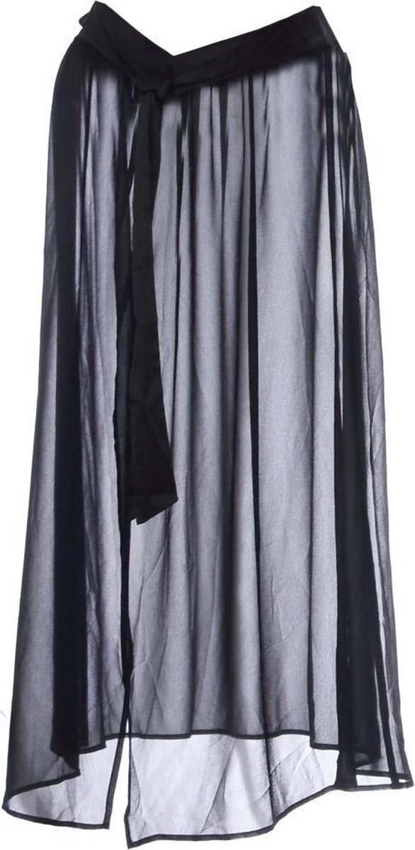 Jawbreaker Lange rok -XXL- Vamped chiffon Zwart