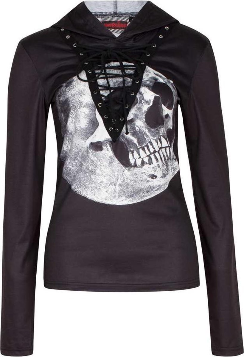 Jawbreaker Sweater/trui -XL- Skull in moon Zwart