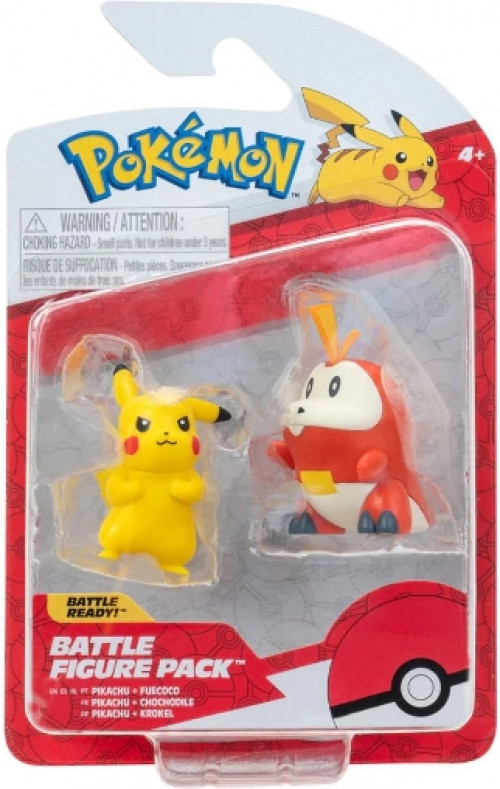 Pokemon Battle Figure Pack - Pikachu & Fuecoco