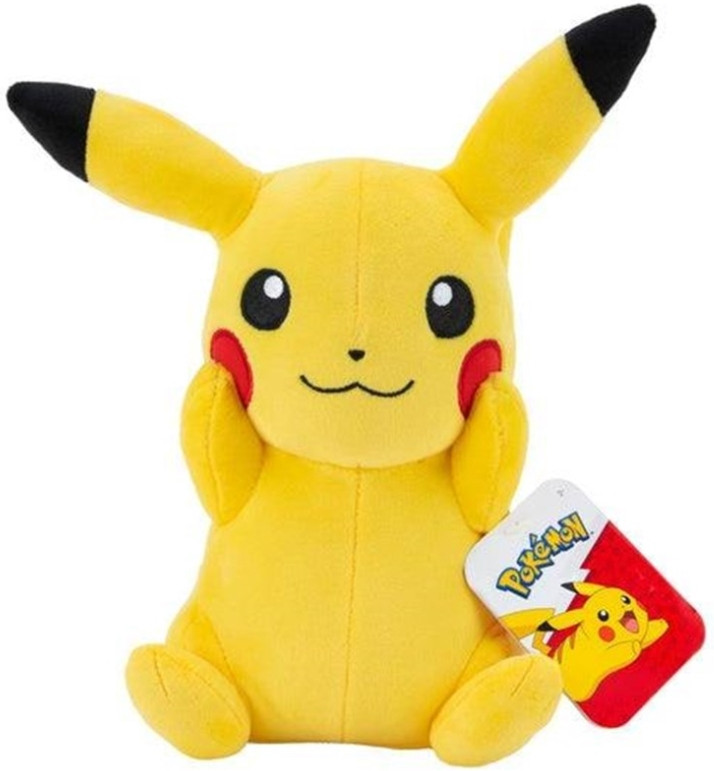 Pokemon Pluche - Pikachu Holding Cheeks