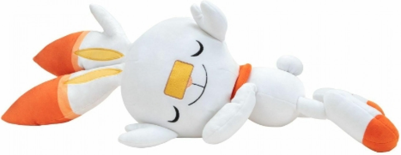 Pokemon Pluche - Sleeping Scorbunny (60cm)