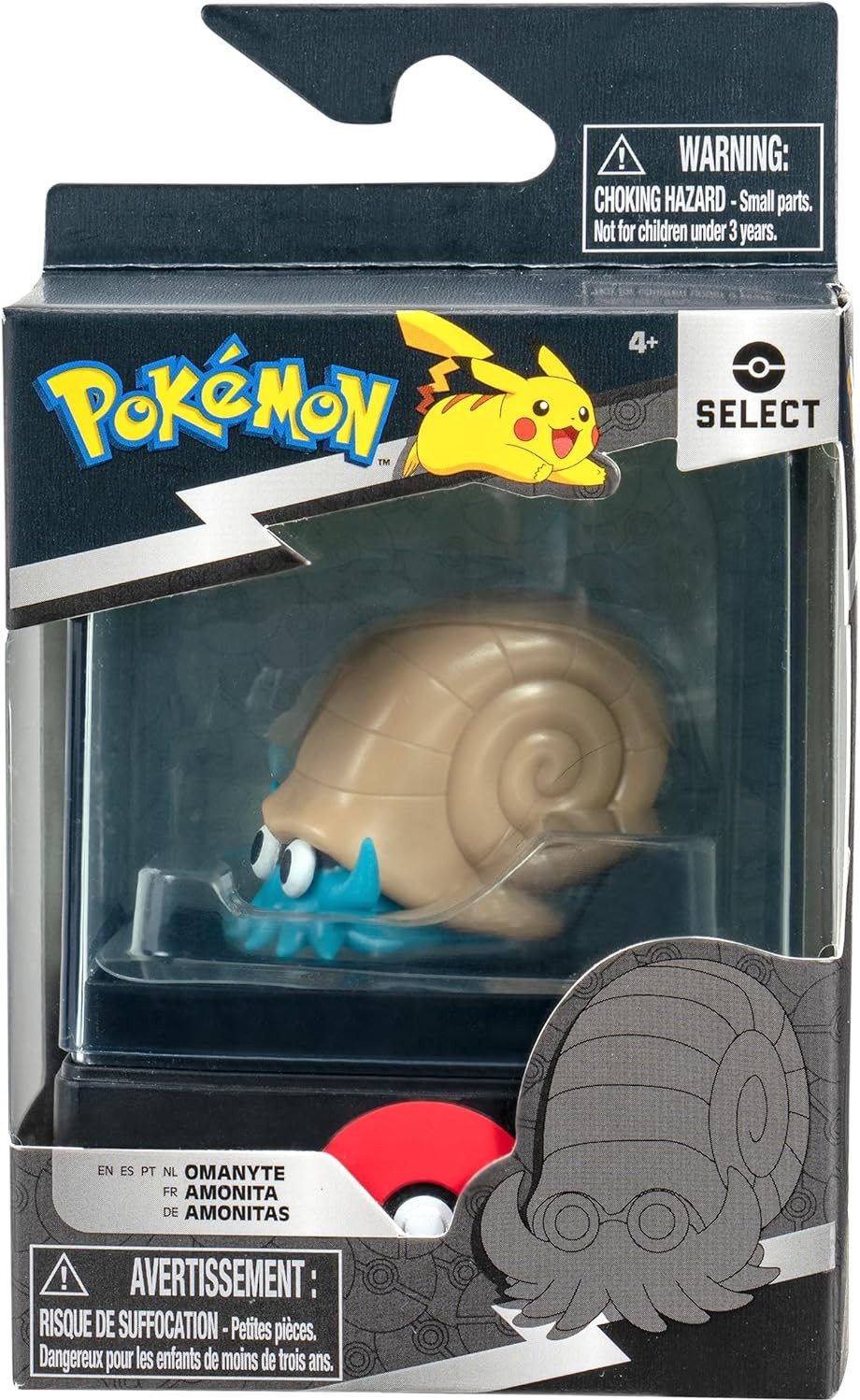 Pokemon Vinyl Figures Select Serie 4 - Omanyte