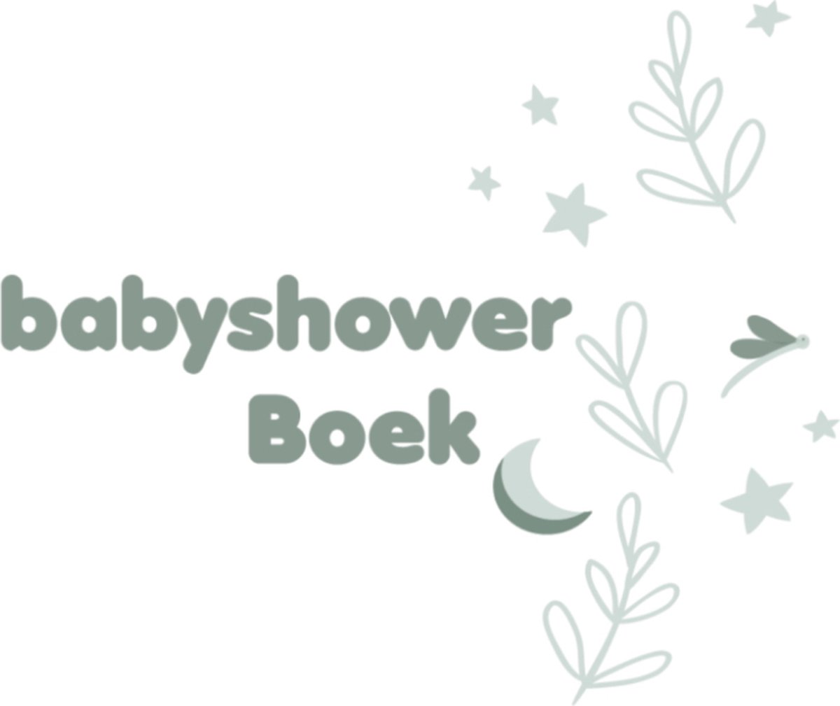 Jep-Kids Wit/Groen Babyshowerboek 190828