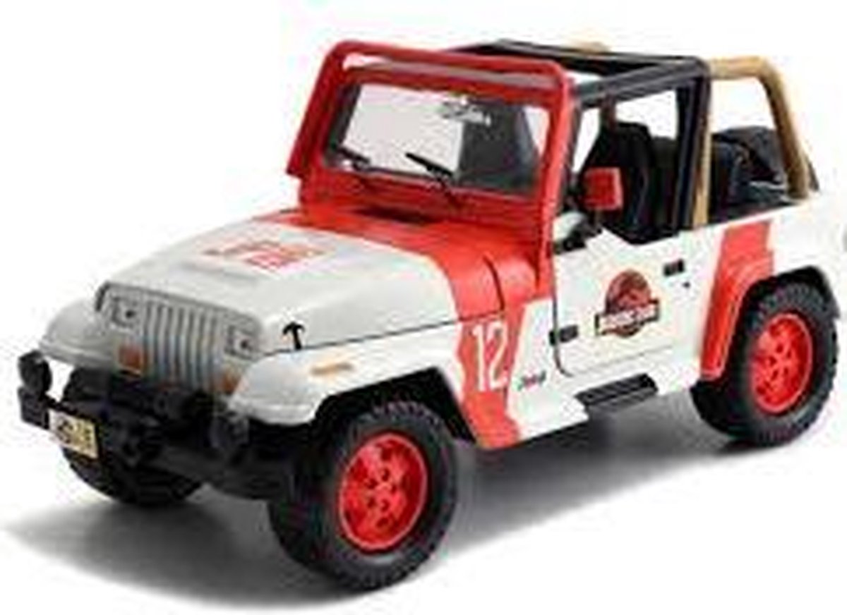 Jeep Wrangler JP Staff Jurassic World 1-24 Jadatoys Metal