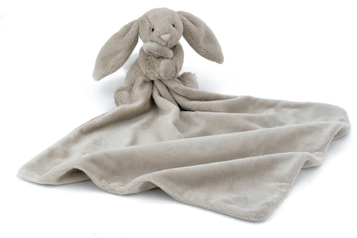 Jellycat - Konijn - Beige - Bashful Beige Bunny Soother - Knuffeldoekje