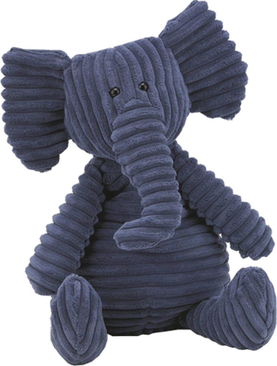 Jellycat - Olifant - Small - Cordy Roy - Blauw