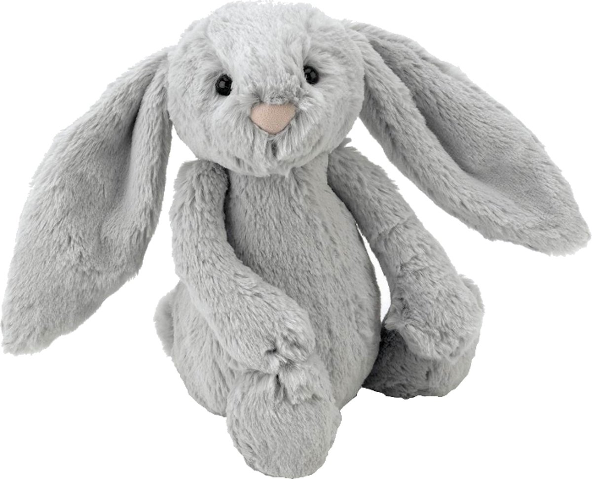 Jellycat - Silver - Medium - Bashful Bunny