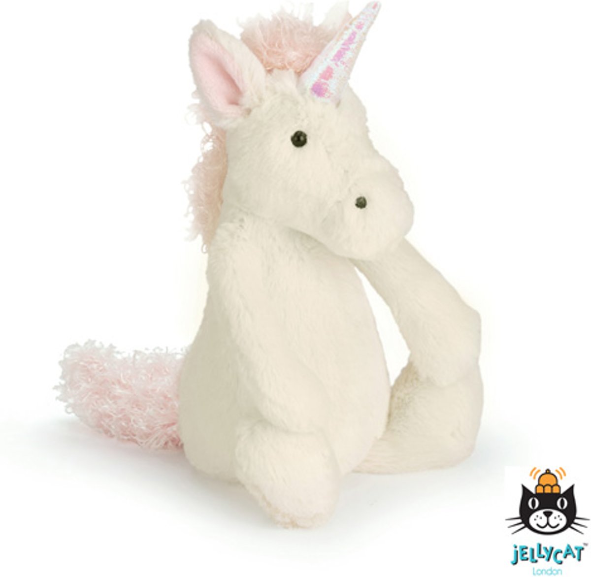 Jellycat knuffel Unicorn bashful small eenhoorn