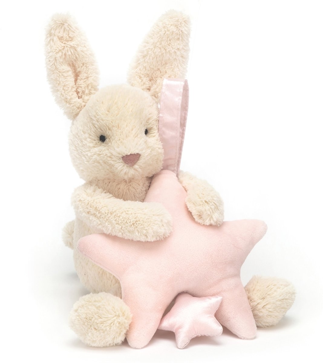 Jellycat muziekdoosje Star Bunny roze