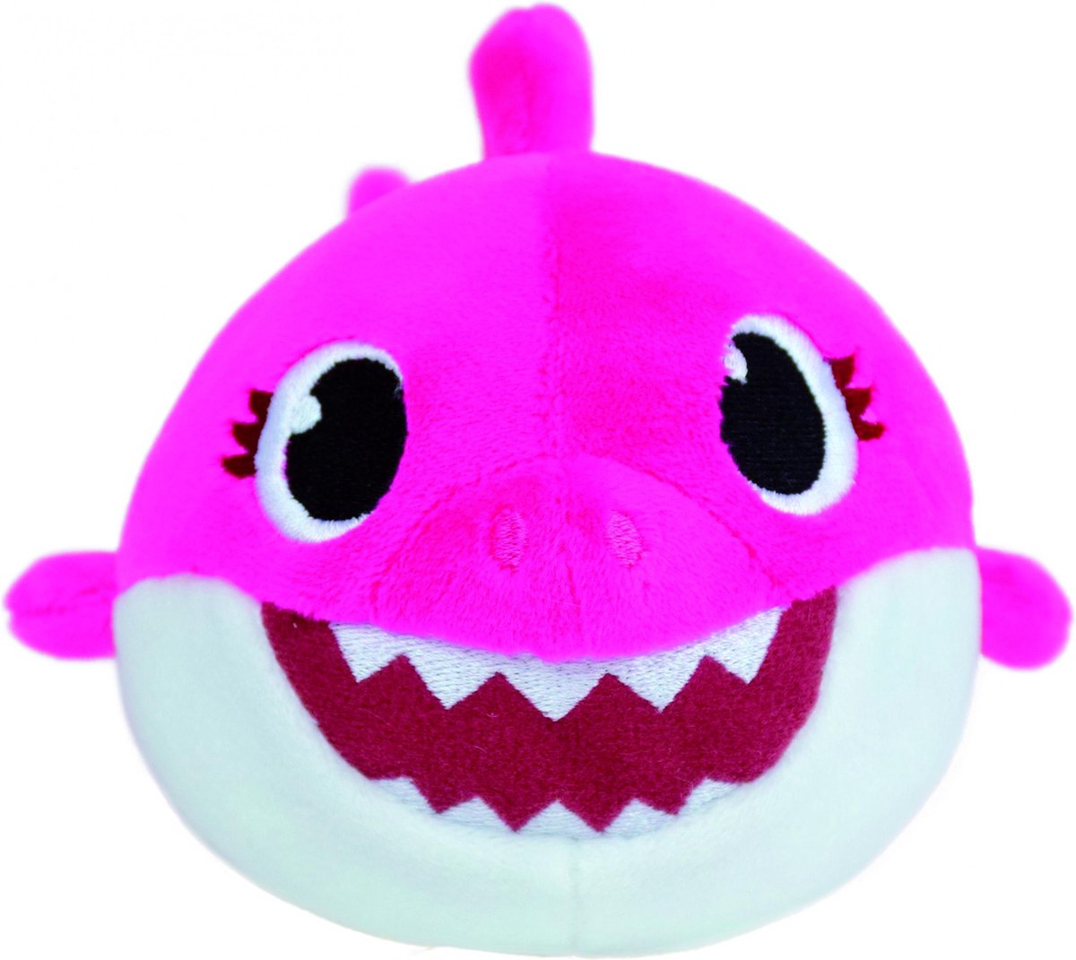 Jemini Knuffel Haai Junior 17 Cm Pluche Roze/wit