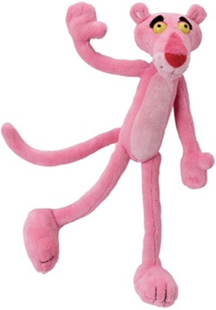 Jemini Knuffel Pink Panther Pluche Roze 22 Cm