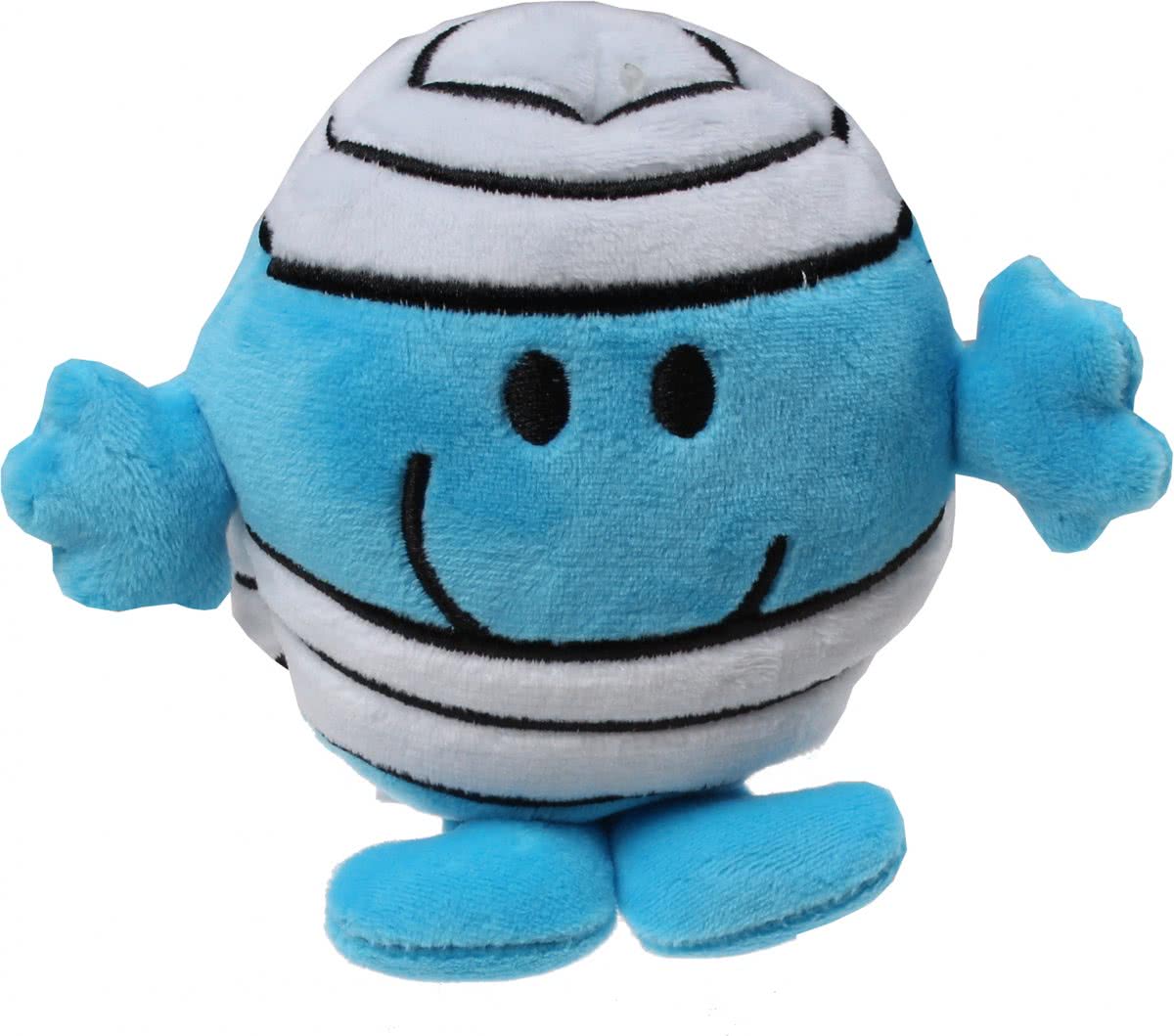 Jemini Monsieur Madame Knuffel M. Bobo Blauw/wit 12 Cm