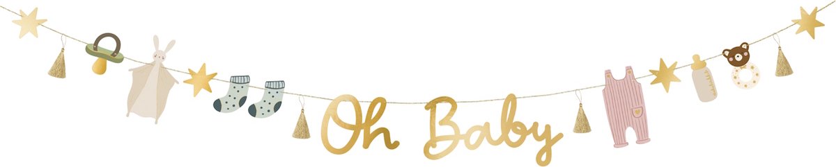 Jep-Party Oh Baby 250 cm Figuurtjes Slinger GRL98