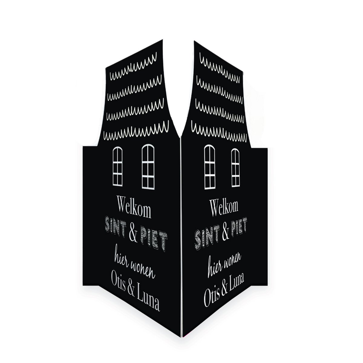 Sinterklaas raambord grachtenpand