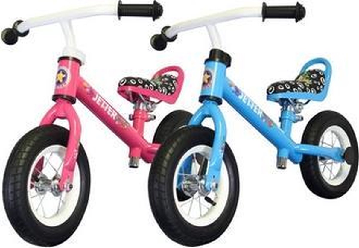 jetter loopfiets balans bike 10 inch jongens blauw