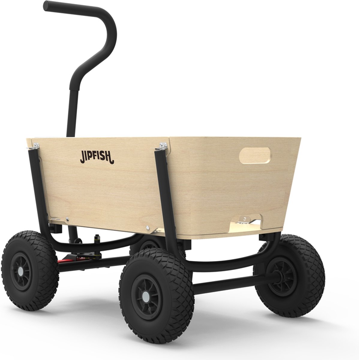 Jipfish Kids Wagon - Natural Wood