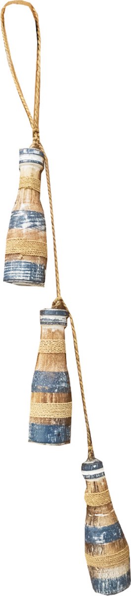 JoJo Living Woonaccessoires - Woonaccessoires - Hanger - Houten hanger - Hanger Flesjes - Gekleurd - Handgemaakt