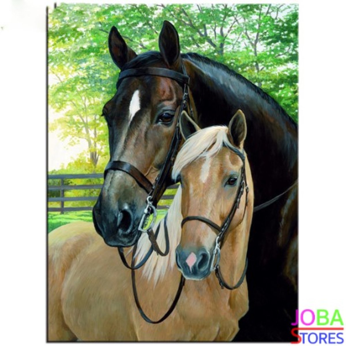 Diamond Painting Paarden 30x40 (FULL)