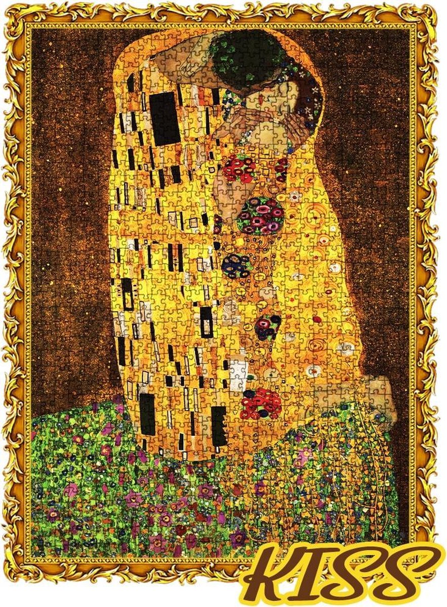 Gustav Klimt - Puzzel - De Kus (1000 stukjes / 50x70cm)